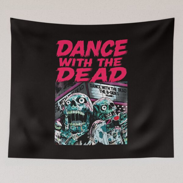 Item preview, Dance With The Dead Retro Horror Zombie Movie Art designed and sold by WAHBI-HBO.