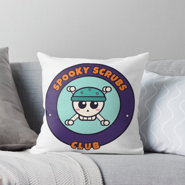 Item preview, Spooky Scrubs Club Nurse Halloween Skull designed and sold by somebasic.