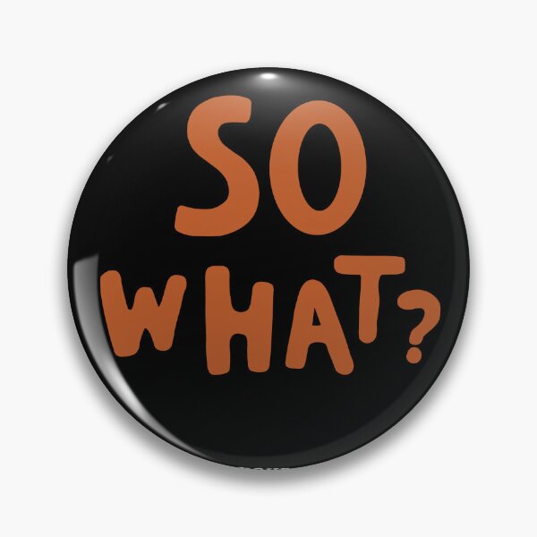 Item preview, So What? None Of Your Business Funny Minimalist Quote designed and sold by JEVANStudio.