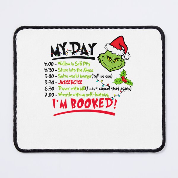 Item preview, Green Grumpy Creature Daily Schedule List Holiday Hat designed and sold by DougWilsons.