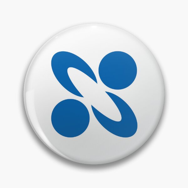 Item preview, Nippon Kayaku logo blue abstract emblem of Japanese chemical and pharmaceutical company designed and sold by Scovillea.