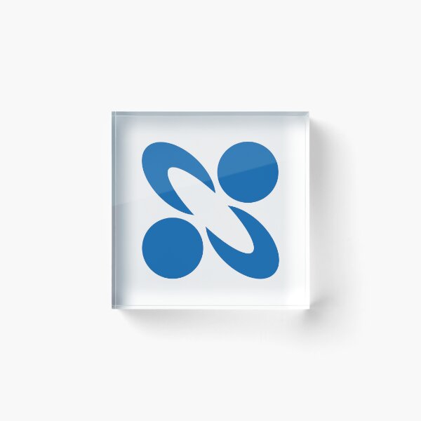 Item preview, Nippon Kayaku logo blue abstract emblem of Japanese chemical and pharmaceutical company designed and sold by Scovillea.