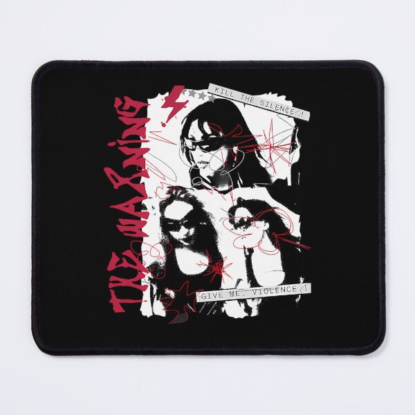 Item preview, High Contrast Rock Trio Collage Red Scribbles designed and sold by DougWilsons.
