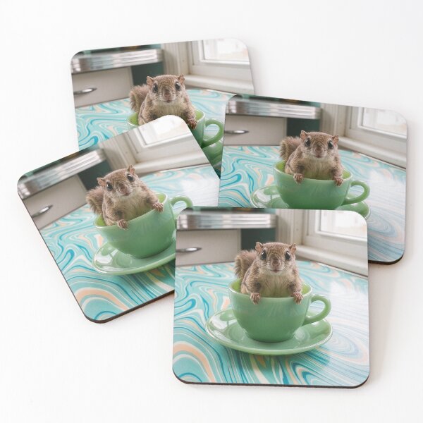Item preview, Japanese Dwarf Flying Squirrel Has Cup of Tea designed and sold by Tridentulus.