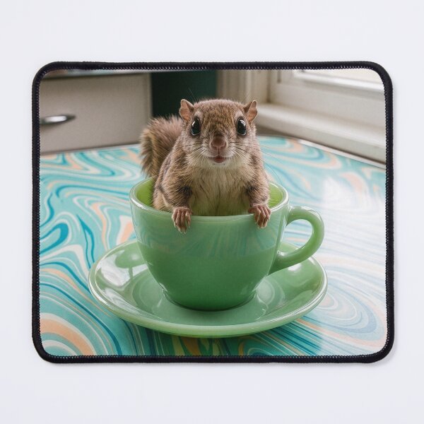 Item preview, Japanese Dwarf Flying Squirrel Has Cup of Tea designed and sold by Tridentulus.