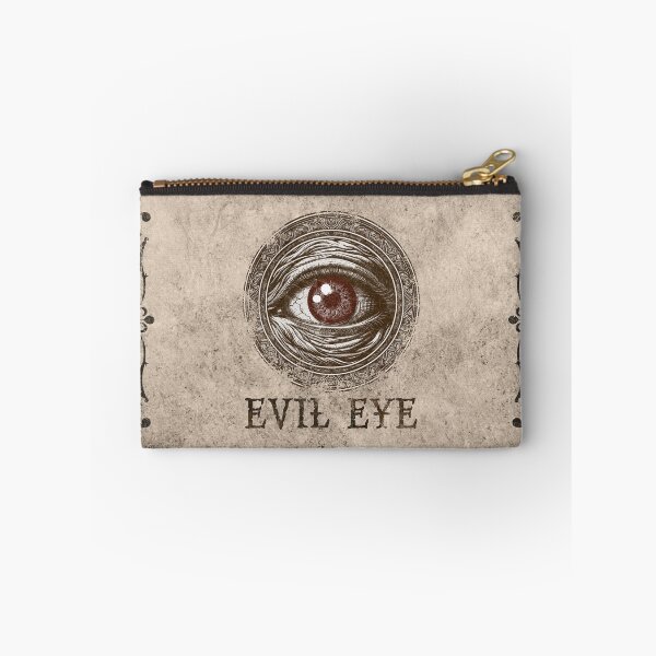 Item preview, Gothic Evil Eye Illustration Dark Rune Art Brown designed and sold by Ghoul Enterprises.
