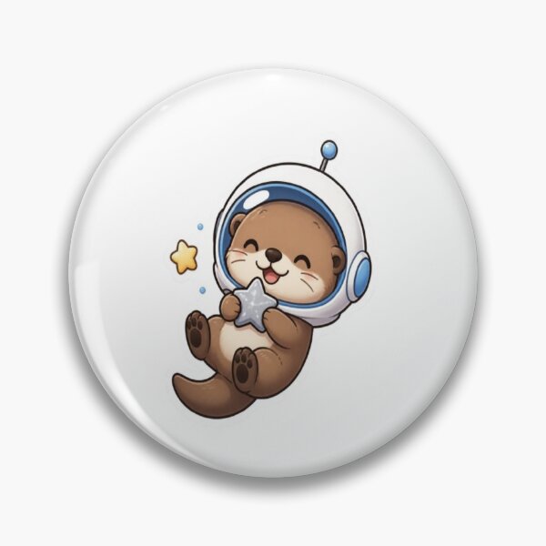 Item preview, Cute Kawaii Otter with Cone Ice Cream designed and sold by creativerooney.