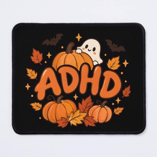 Item preview, ADHD Halloween Kawaii Ghost Pumpkin Autumn Awareness Design designed and sold by Marti’s Shop Corner.