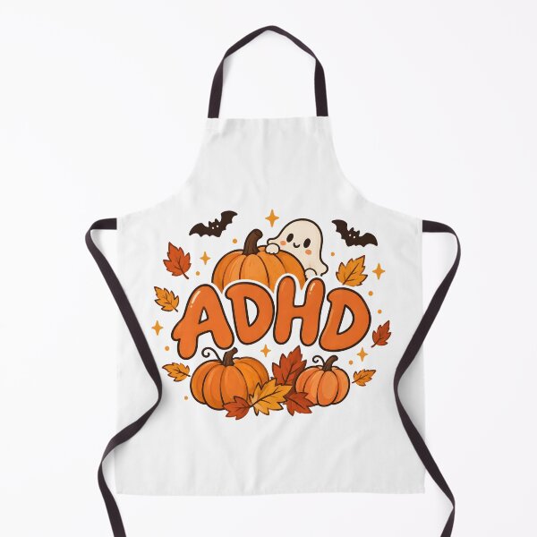 Item preview, ADHD Halloween Kawaii Ghost Pumpkin Autumn Awareness Design designed and sold by Marti’s Shop Corner.