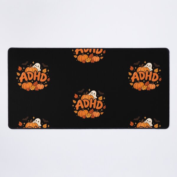 Item preview, ADHD Halloween Kawaii Ghost Pumpkin Autumn Awareness Design designed and sold by Marti’s Shop Corner.