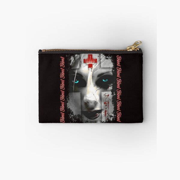 Item preview, Cracked Face Blue Eyes Red Cross Blood Moment designed and sold by PIVASA.