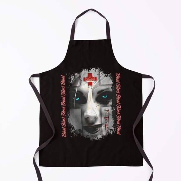 Item preview, Cracked Face Blue Eyes Red Cross Blood Moment designed and sold by PIVASA.