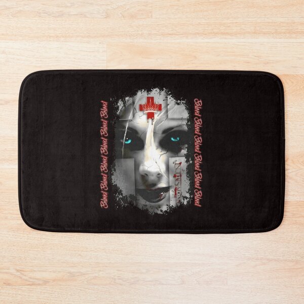 Item preview, Cracked Face Blue Eyes Red Cross Blood Moment designed and sold by PIVASA.