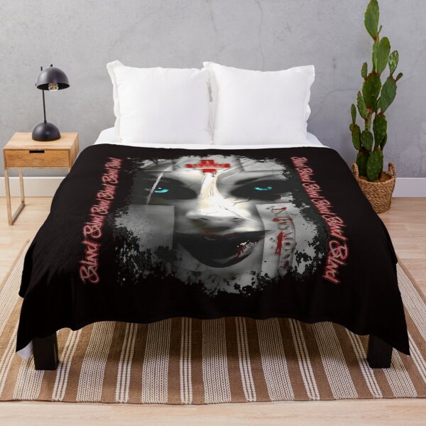 Item preview, Cracked Face Blue Eyes Red Cross Blood Moment designed and sold by PIVASA.