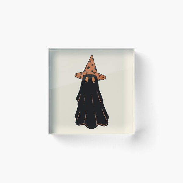 Item preview, Witchy Star Hat black Ghost designed and sold by Gkinoki.