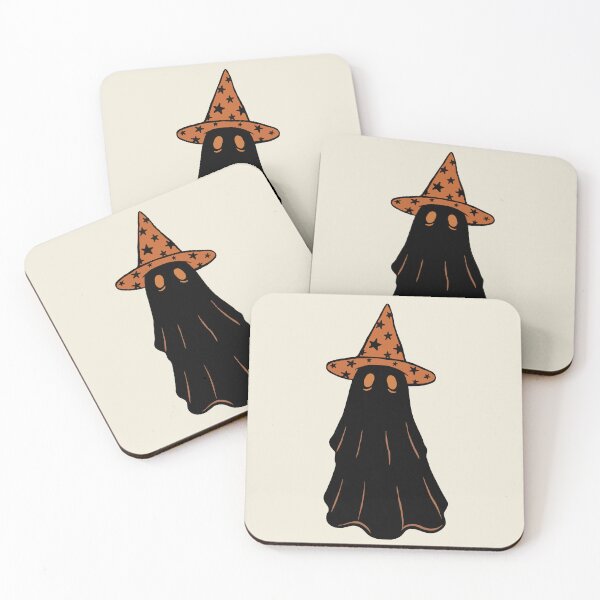 Item preview, Witchy Star Hat black Ghost designed and sold by Gkinoki.