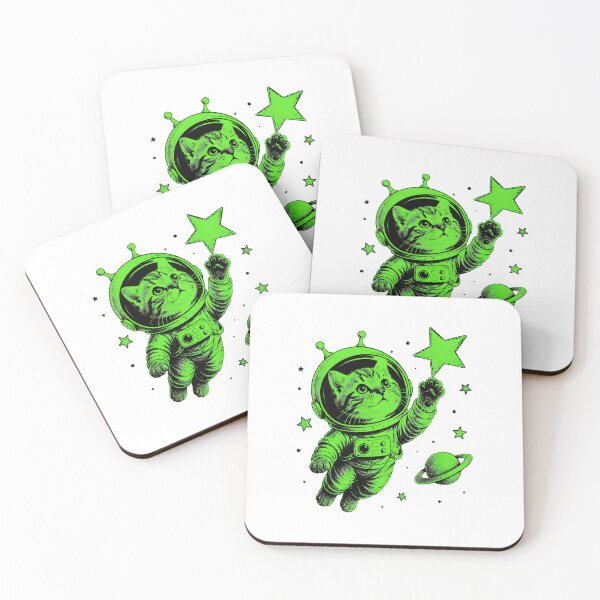 Item preview, alien cat - funny cat lover sci-fi space designed and sold by SketchDrSketch.