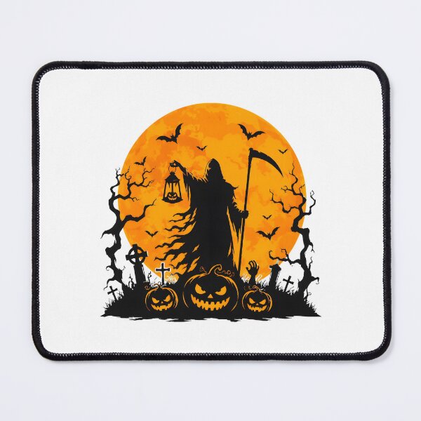 Item preview, bigfoot halloween moon peace sign jack o lantern designed and sold by SketchDrSketch.