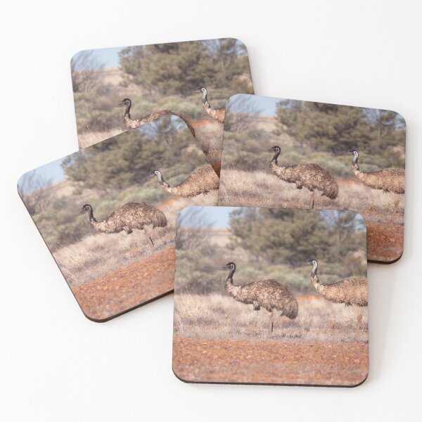 Item preview, Two emus in the Australian outback designed and sold by Gilmore Photography.