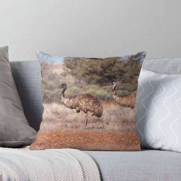 Item preview, Two emus in the Australian outback designed and sold by Gilmore Photography.