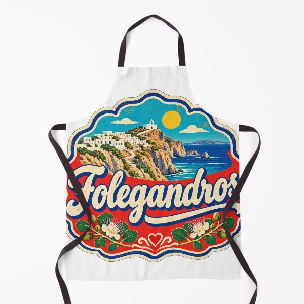 Item preview, Folegandros Greece Travel Souvenir Painted Mediterranean Sign designed and sold by VisualArtsOasis.