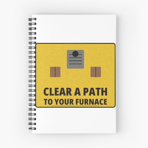 Item preview, Clear a Path to Your Furnace Tech Venting Badge designed and sold by thestevebro.