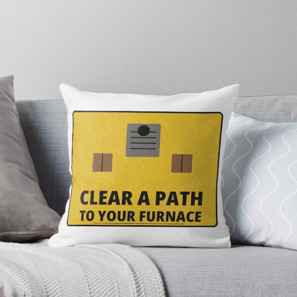 Item preview, Clear a Path to Your Furnace Tech Venting Badge designed and sold by thestevebro.