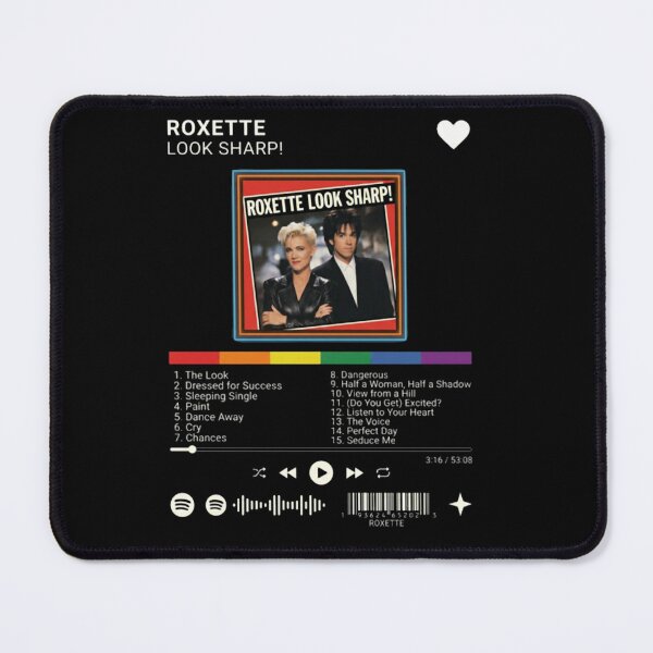Item preview, Roxette Tracklist Music Player Vintage designed and sold by HansDavidsenST.