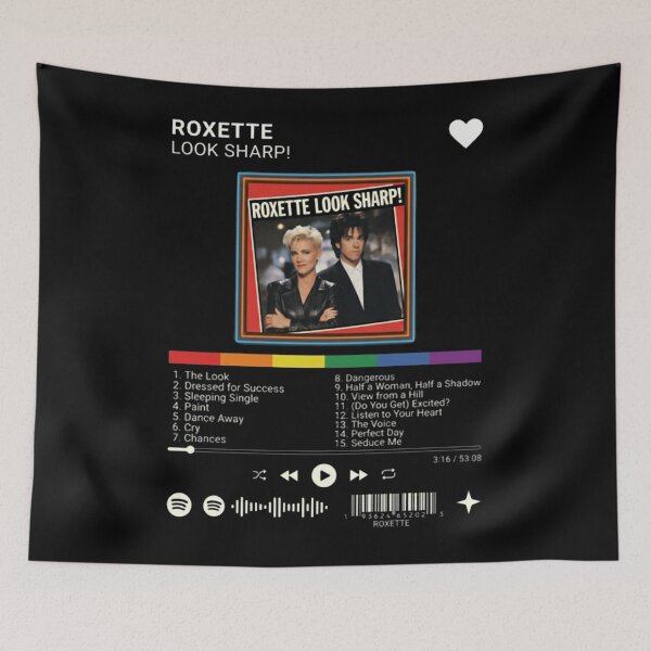 Artikelvorschau, Roxette Trackliste Musikplayer Vintage entworfen und verkauft von HansDavidsenST.