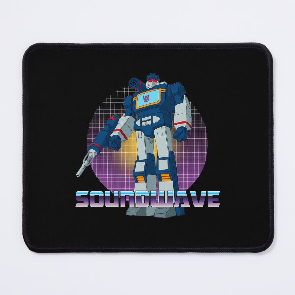Item preview, Giant Blue Robot Cassette Player Grid Background designed and sold by ParnellaChalif.