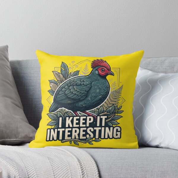 Item preview, Crested Partridge Shirt - I Keep It Interesting - Roul Roul Exotic Bird Tee - Vintage Retro Botanical Graphic designed and sold by Max Store.