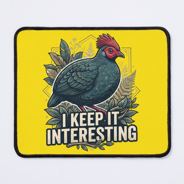 Item preview, Crested Partridge Shirt - I Keep It Interesting - Roul Roul Exotic Bird Tee - Vintage Retro Botanical Graphic designed and sold by Max Store.