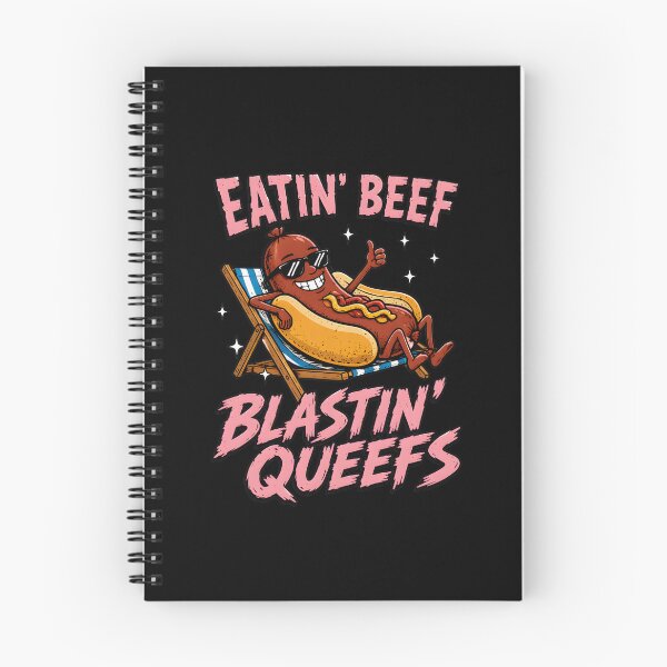 Item preview, eatin' beef blastin' queefs funny hot dog humor designed and sold by SketchDrSketch.