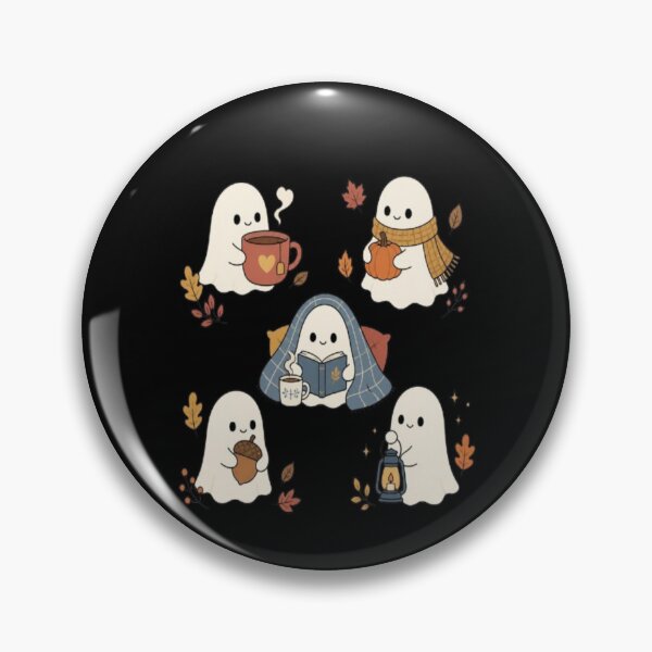 Item preview, Cozy Autumn Ghost Pack designed and sold by creativerooney.