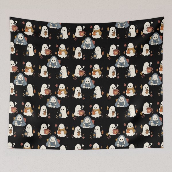 Item preview, Cozy Autumn Ghost Pack designed and sold by creativerooney.