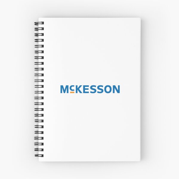 Item preview, McKesson Corporation logo blue wordmark with orange accent bar designed and sold by Scovillea.