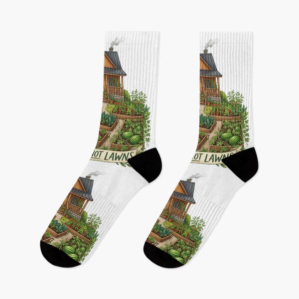 Item preview, Grow Food Not Lawns designed and sold by The She Shed.