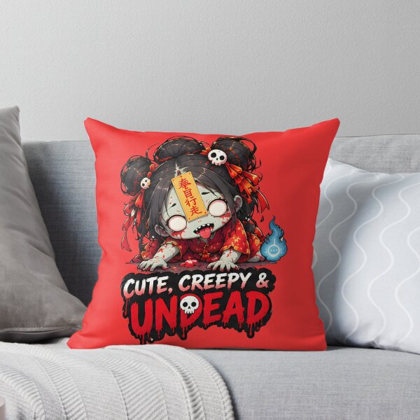 Item preview, Cute Creepy Undead Chibi Zombie Girl designed and sold by PreeCha Art & Co..