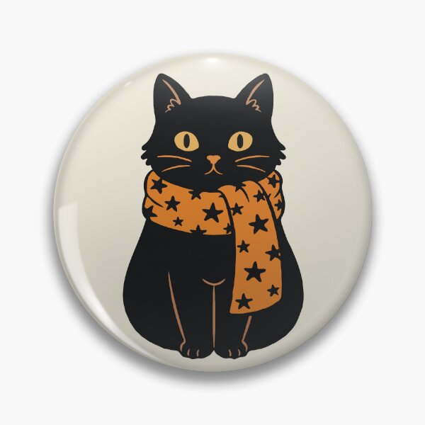 Item preview, Cozy Star Scarf Cat designed and sold by Gkinoki.