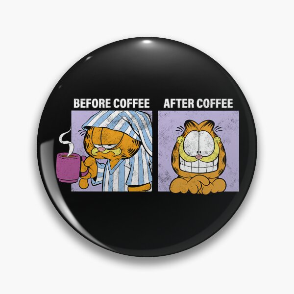 Item preview, Garfield Before Coffee  After Coffee designed and sold by NotJustCats.