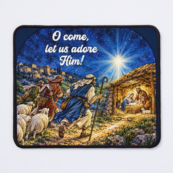 Item preview, Christmas: O, Come Let Us Adore Him! designed and sold by Lion and Lamb Design.