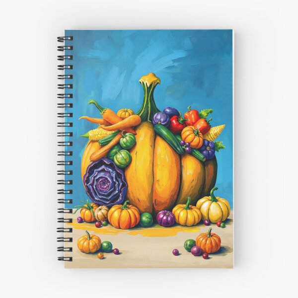 Item preview, Whimsical Autumn Vegetable Pumpkin Fall Thanksgiving Harvest Art designed and sold by LavIsInTheAir.
