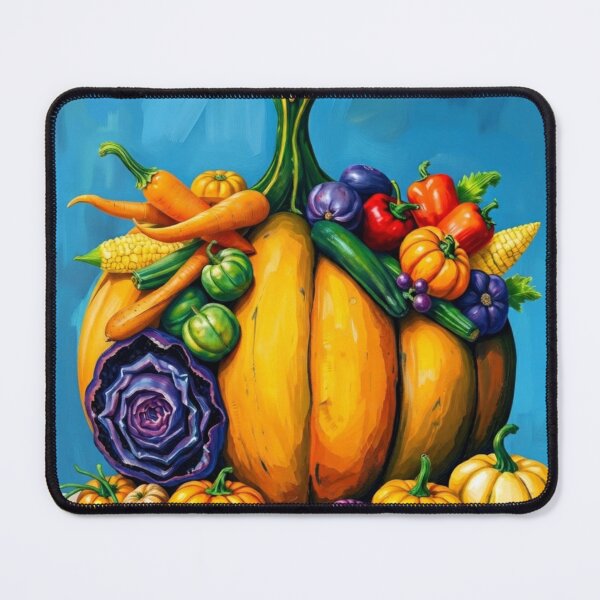 Item preview, Whimsical Autumn Vegetable Pumpkin Fall Thanksgiving Harvest Art designed and sold by LavIsInTheAir.