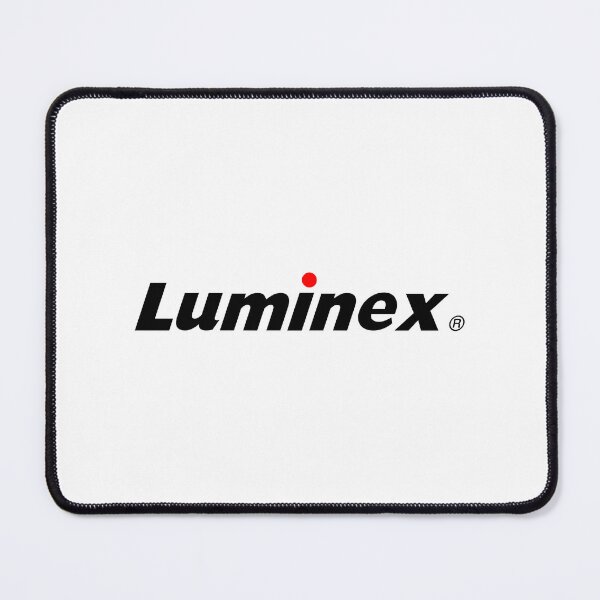 Item preview, Luminex logo black wordmark with red dot of molecular diagnostics company designed and sold by Scovillea.