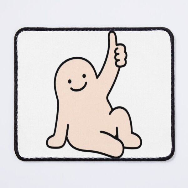 Item preview, Cute Positive Vibe Thumbs Up Blob designed and sold by creativerooney.