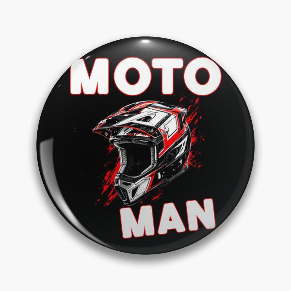 Item preview, Moto Man Motocross Helmet Red Dirt Bike designed and sold by Jt41.
