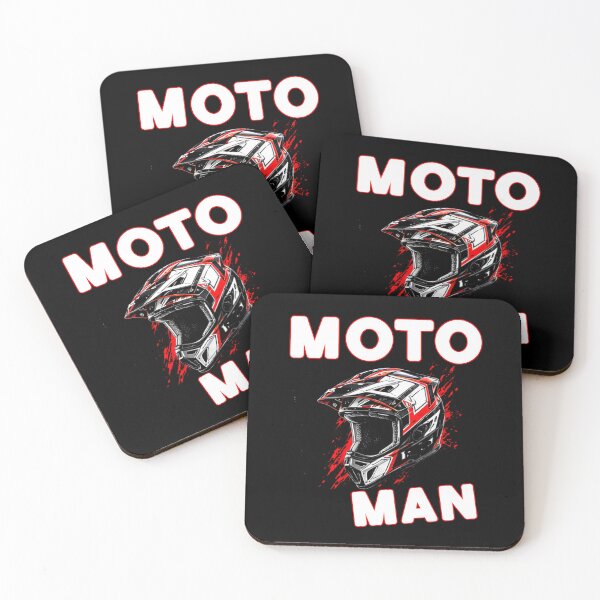 Item preview, Moto Man Motocross Helmet Red Dirt Bike designed and sold by Jt41.