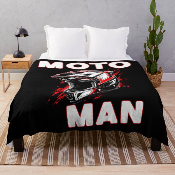 Item preview, Moto Man Motocross Helmet Red Dirt Bike designed and sold by Jt41.