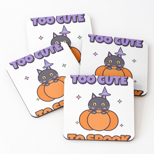 Item preview, Too Cute To Spook Black Cat Pumpkin Kids Halloween designed and sold by somebasic.