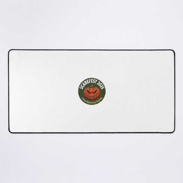 Item preview, Scarefest 2035 Halloween Film Festival Vintage Pumpkin Badge designed and sold by OmniaRozza.